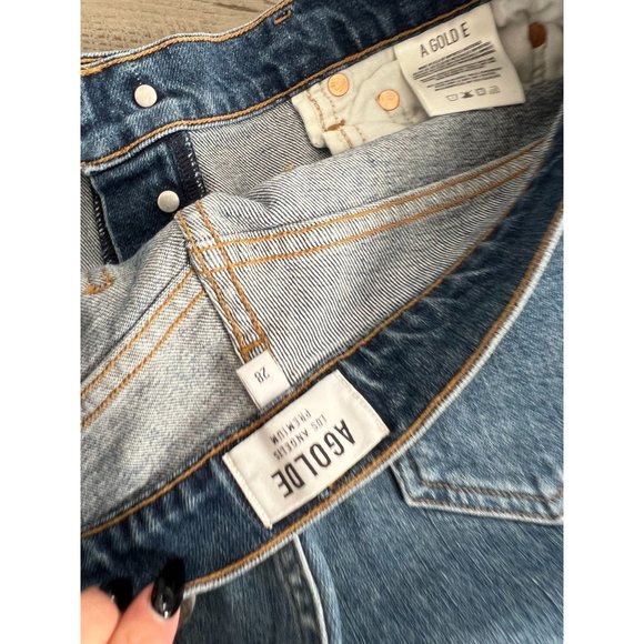 AGOLDE Nico High Rise Slim Fit Jean in Subdued Size 28 - Picture 6 of 9